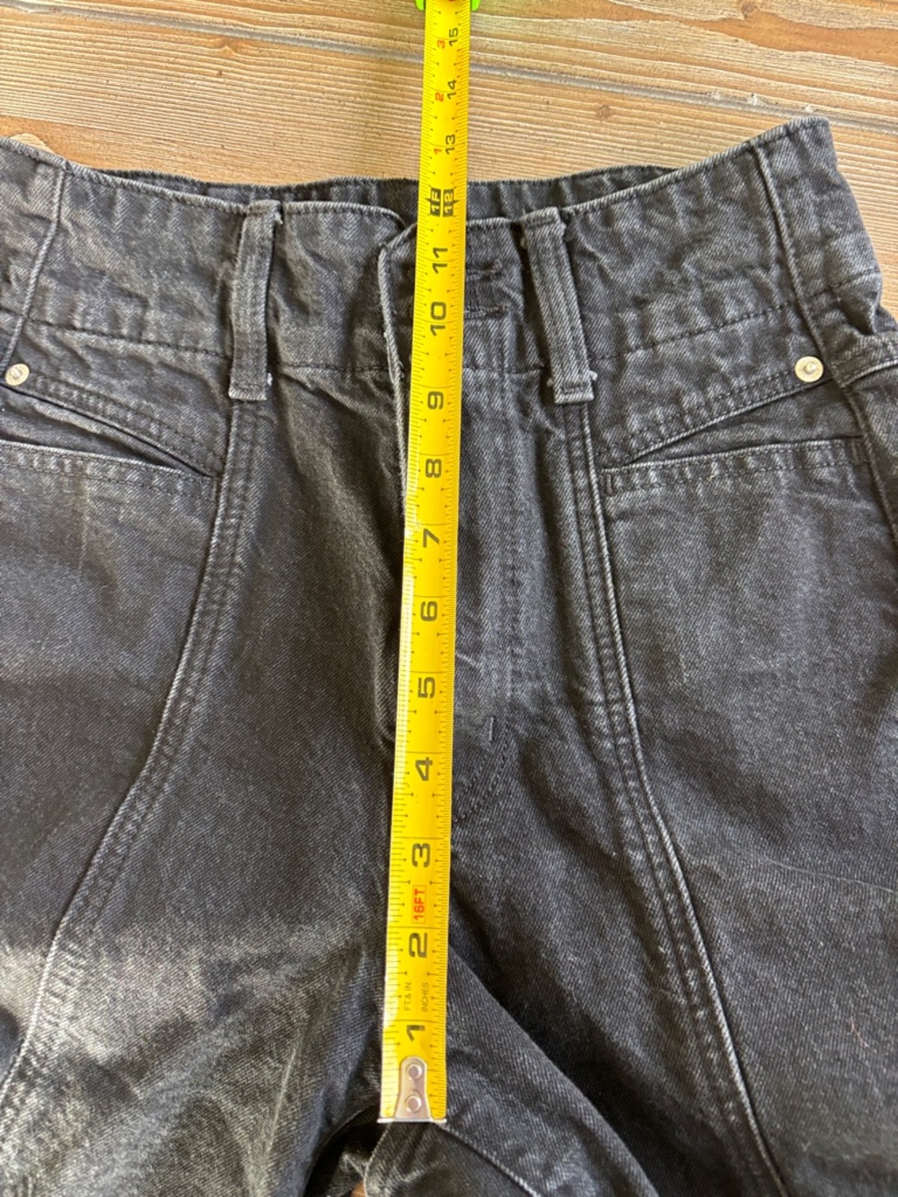 Universal Thread Black High-Rise Wide Leg Jeans - Picture 6 of 7